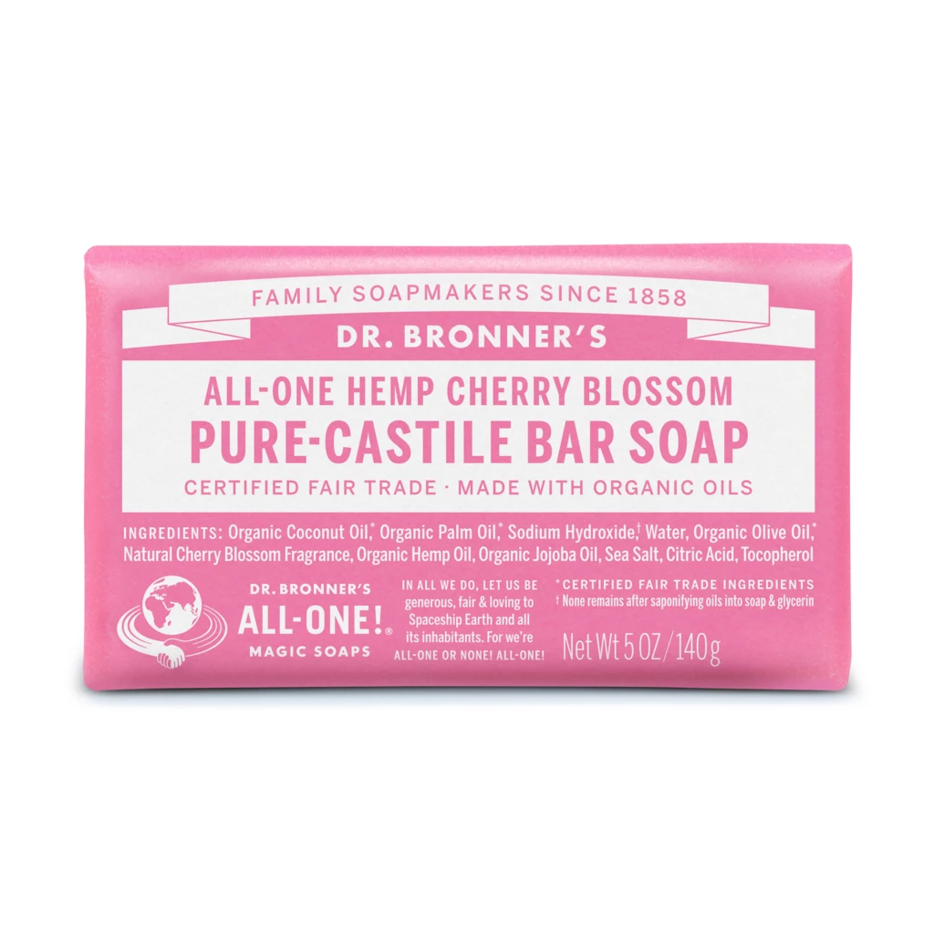 Dr. Bronner’s Cherry Blossom Bar Soap