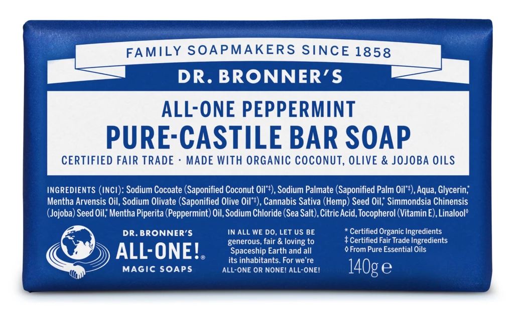 Dr. Bronner’s Peppermint Bar Soap