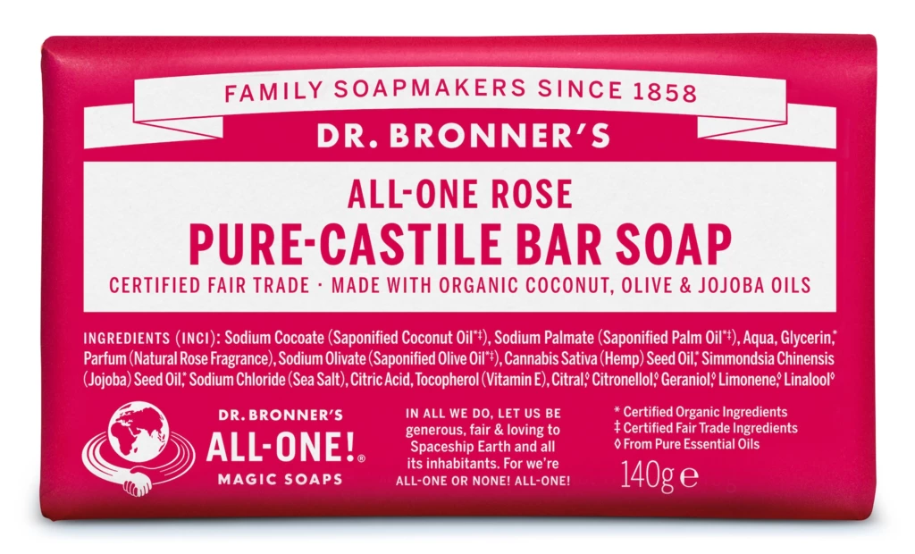 Dr. Bronner’s Rose Bar Soap