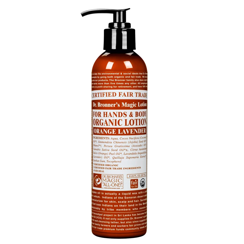 Orange Lavender Organic Hand & Body Lotion 237 ml