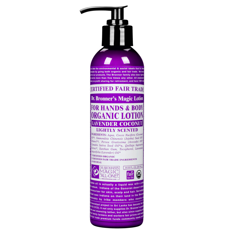 Lavender Coconut Organic Hand & Body Lotion 240 ml - Dr. Bronner's