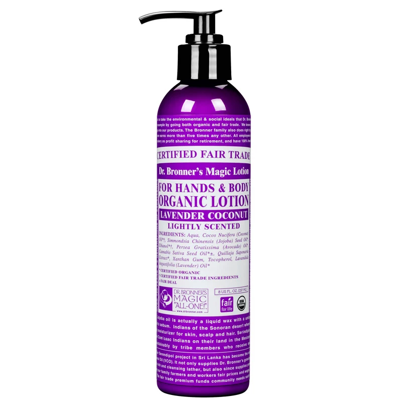 Lavender Coconut Organic Hand & Body Lotion 240 ml