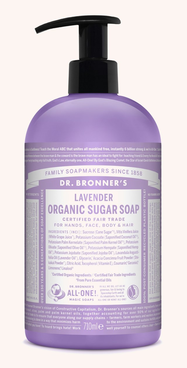 Lavender Organic Sugar Soap 709 ml