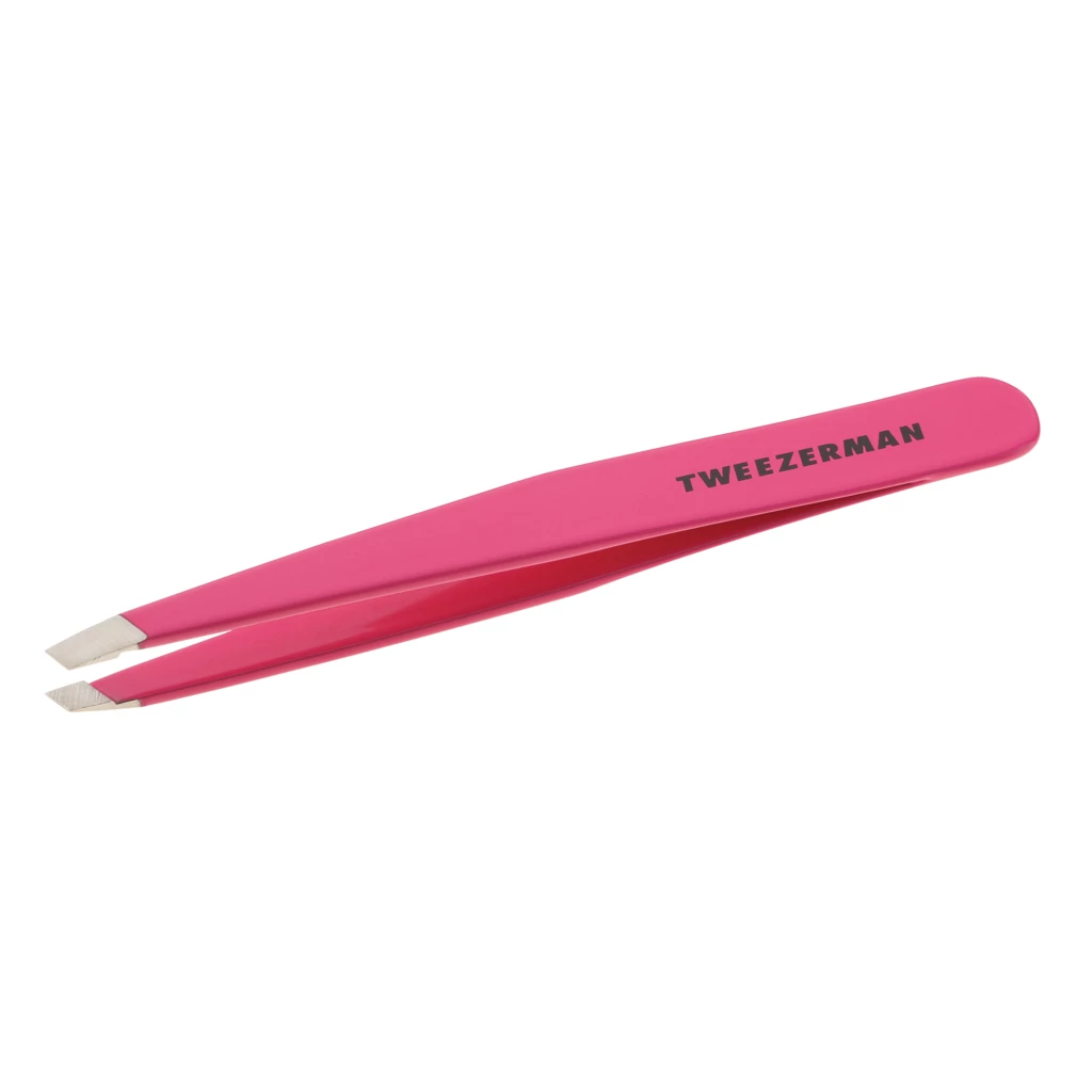 Tweezerman Slant Tweezer Leopard Print Pink