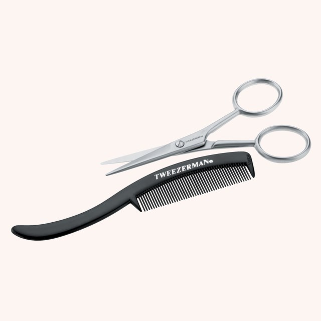 Moustasche Scissors & Comb