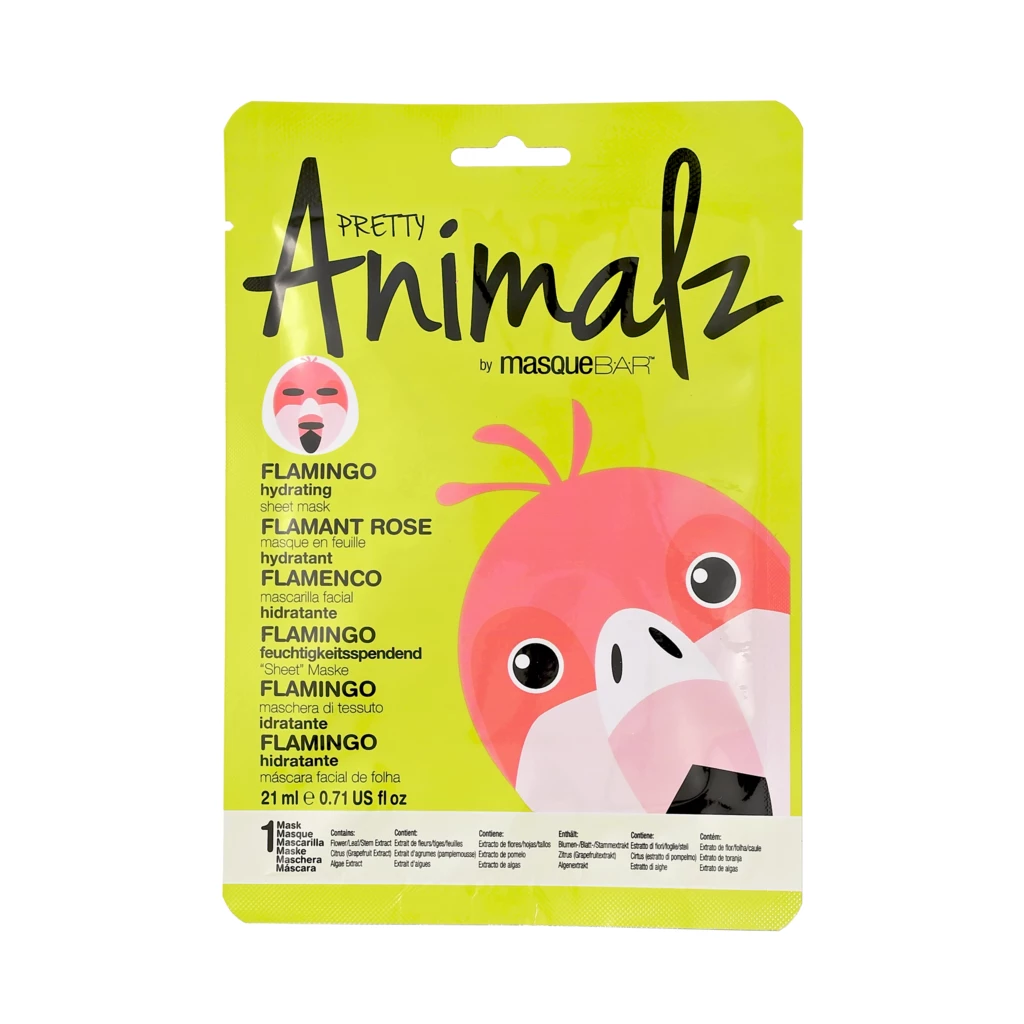 masque B.A.R Animalz Flamingo Sheet Mask