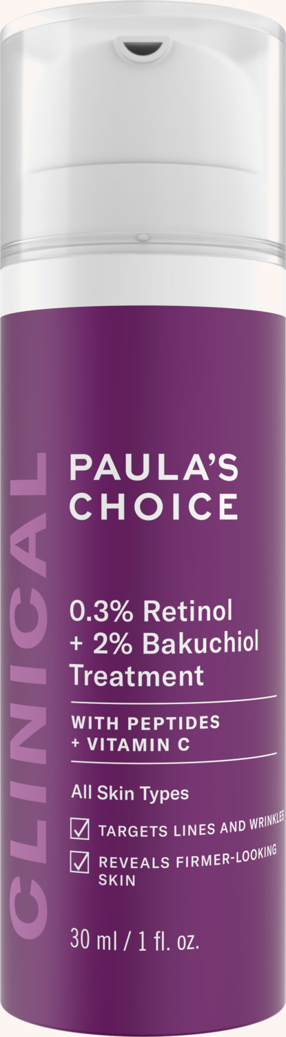 Clinical 0.3% Retinol + 2% Bakuchiol Treatment 30 ml