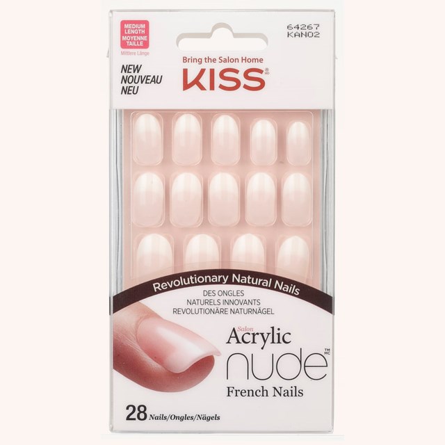 Salon Acrylic French Nails Nude 2