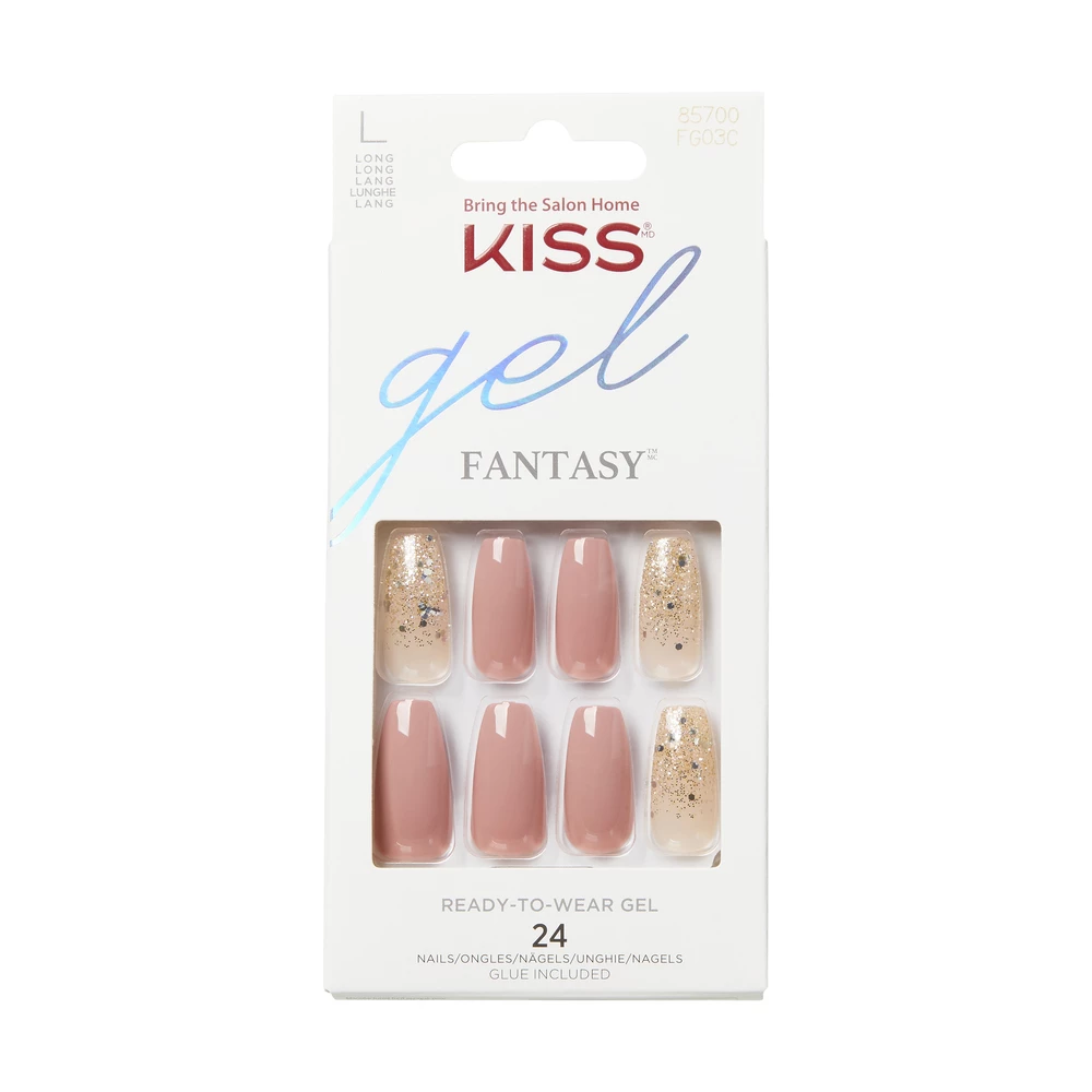 Kiss Gel Fantasy Midnight Sky 28 pcs