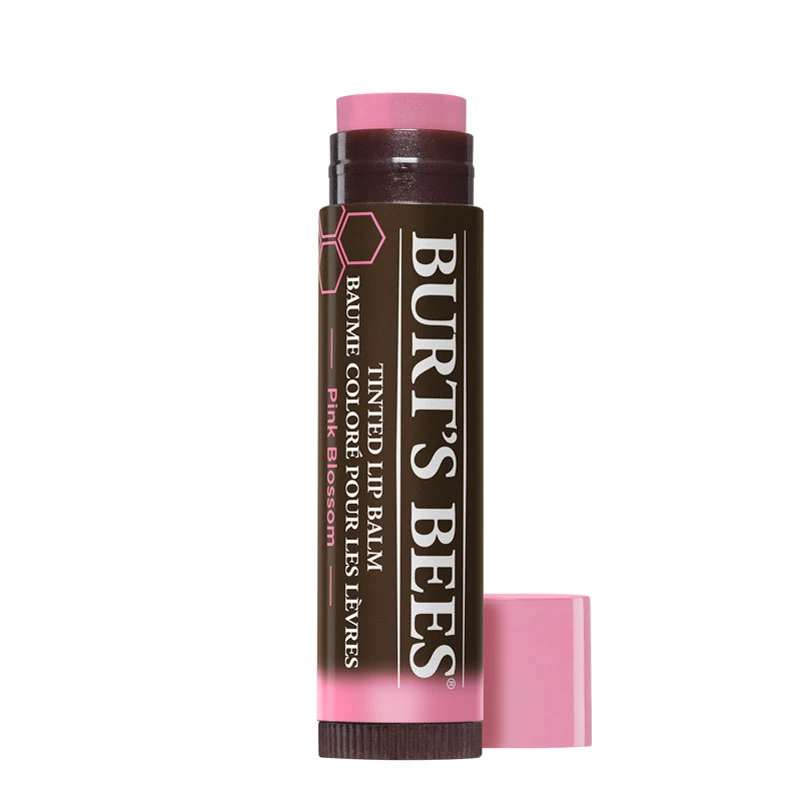 Burts Bees Tinted Lip Balm Pink Blossom