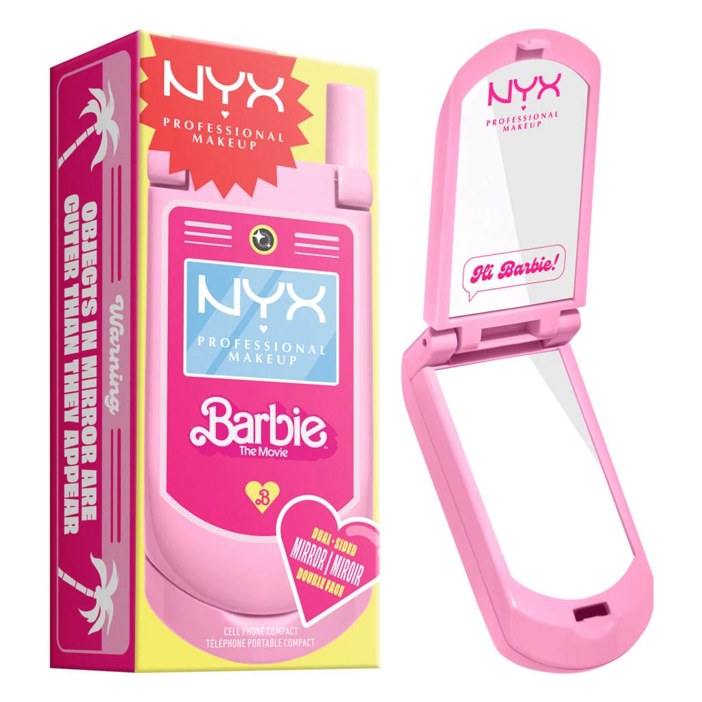 NYX Professional Makeup Barbie Flip Phone Mirror