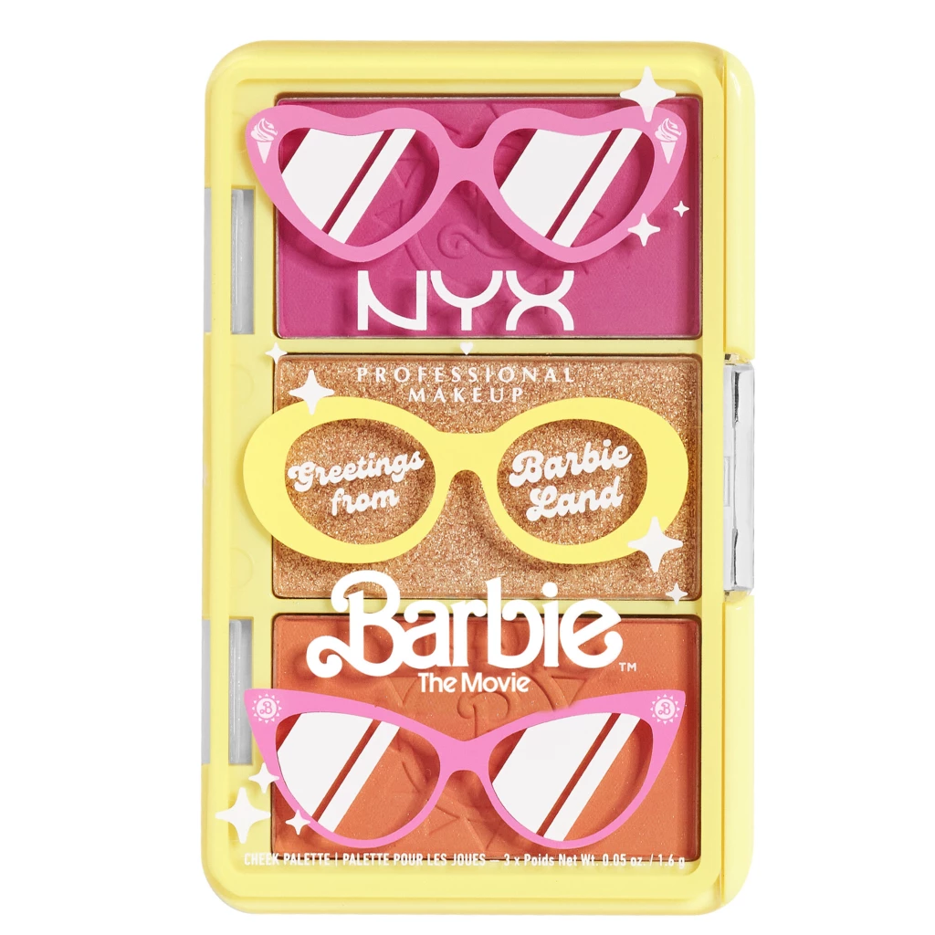 NYX Professional Makeup Barbie On The Go Cheek Mini Palette