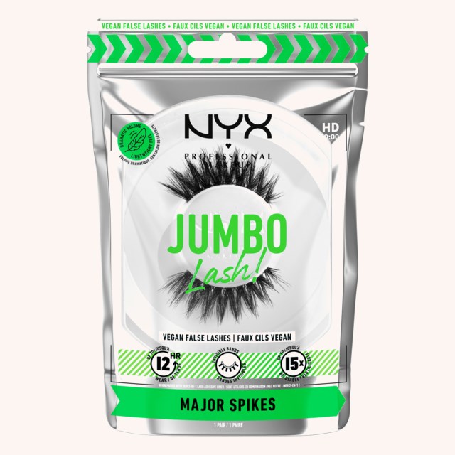 Jumbo Lash! Vegan False Lashes 9 Major Spikes