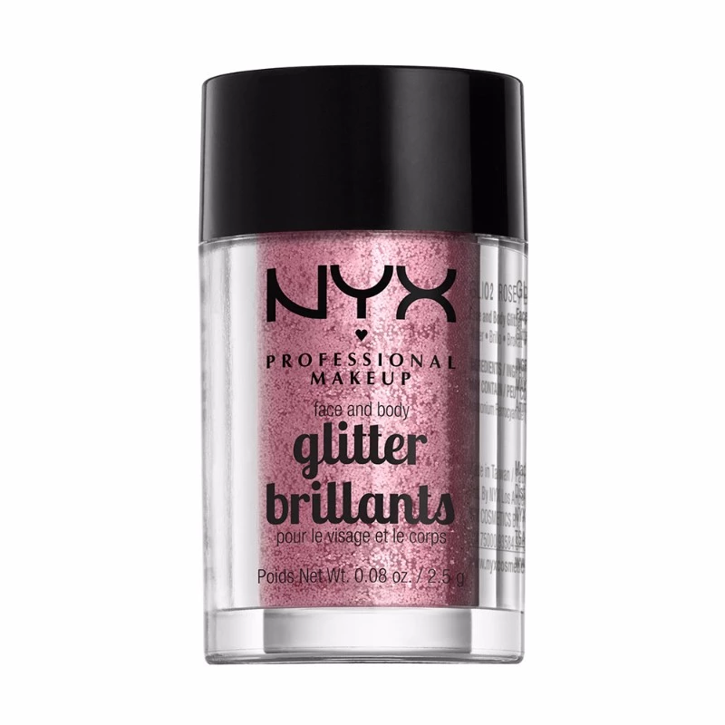 NYX Professional Makeup Face & Body Glitter Rose