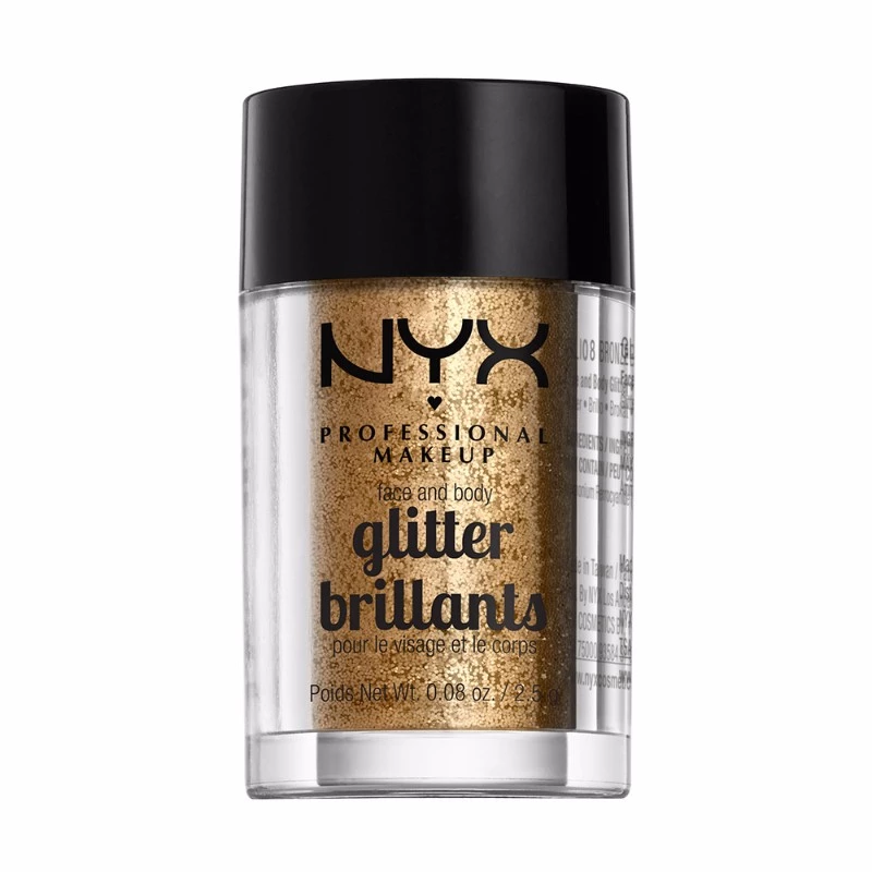 NYX Professional Makeup Face & Body Glitter Bronze