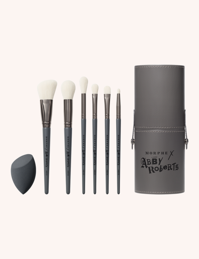 X Abby Roberts 6-Piece Essential Brush Set + Tubby