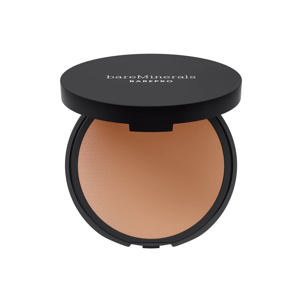 BarePro 16-Hour Skin-Perfecting Powder Foundation Medium Deep 40 Cool