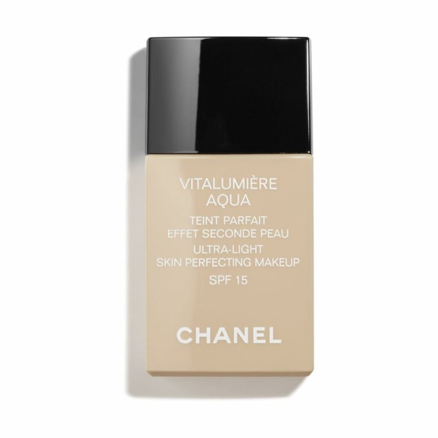 Chanel Vitalumiere Aqua Ultra-Light Skin Perfecting Makeup, SPF 15, Beige Rose 22 - 1 oz bottle