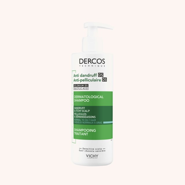 Dercos Anti-Dandruff Shampoo For Normal To Oily Hair 390 ml