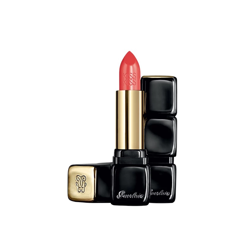 GUERLAIN KissKiss Lipstick 344 Sexy Coral