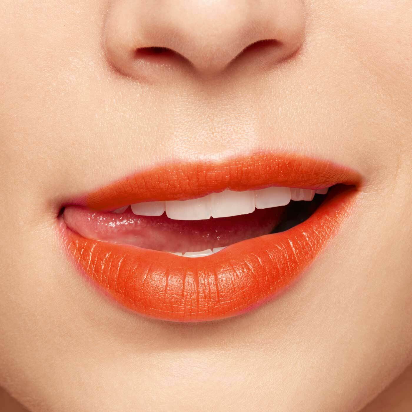 clarins orange lipstick