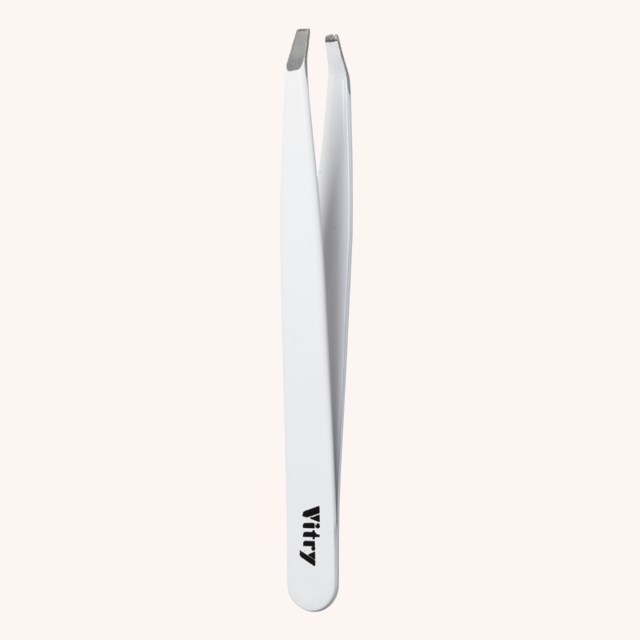 Tweezers Claw Ends White