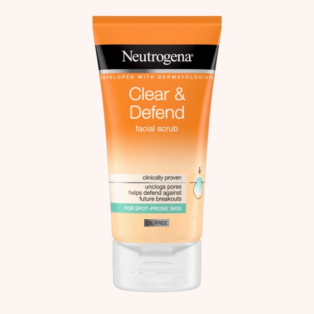 Clear & Defend 2 % Salicylic Acid Face Scrub 150 ml