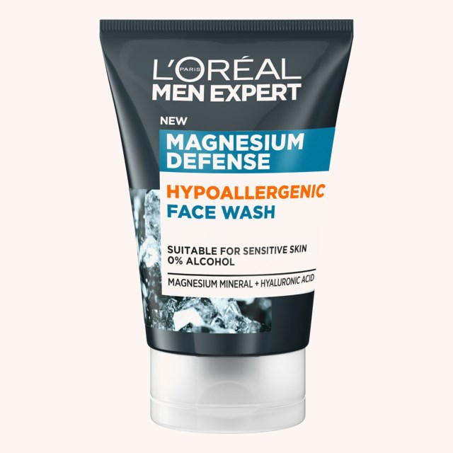 Men Expert Magnesium Defence Hypoallergenic Face Wash 100 ml