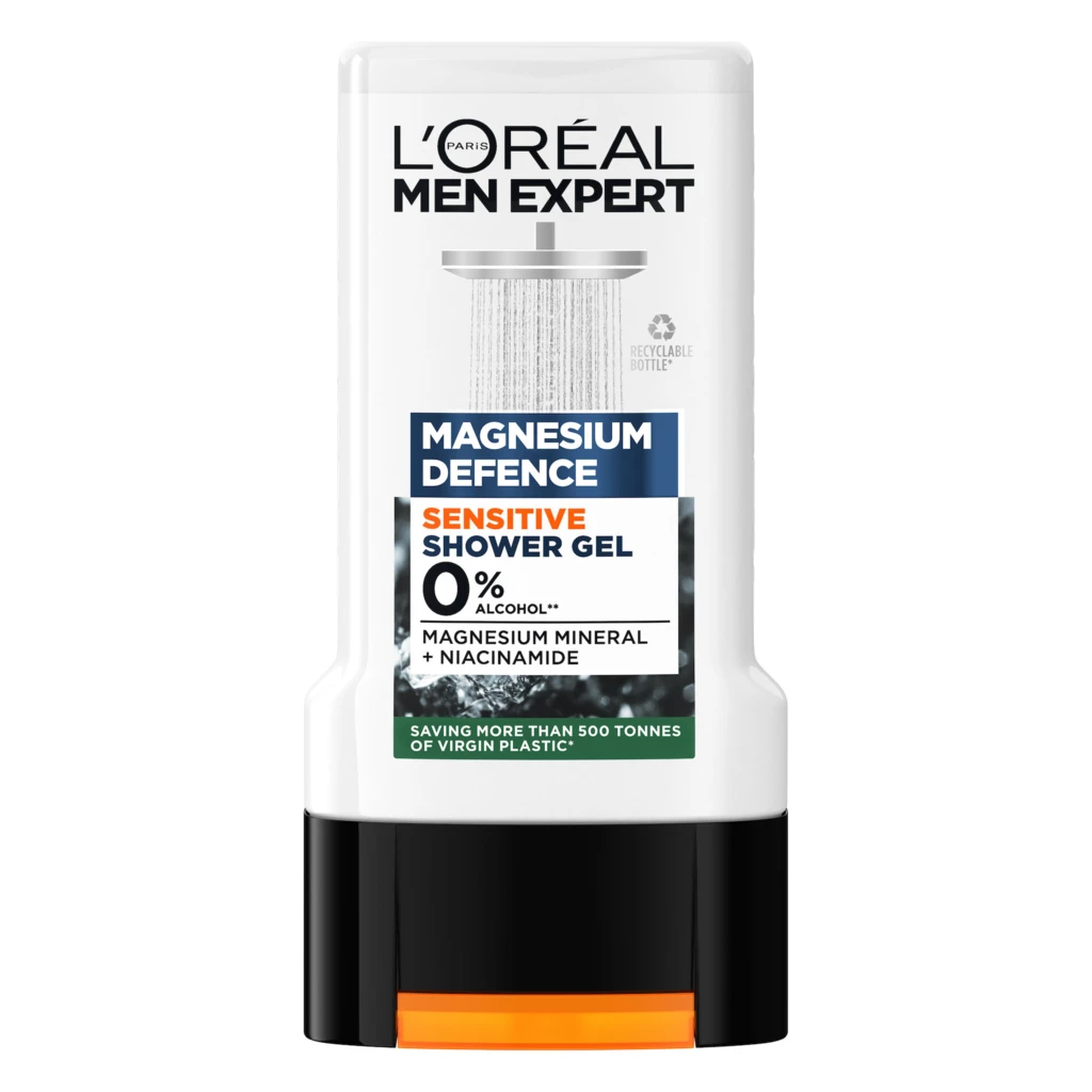 Men Expert Shower Gel Magnesium Defense Sensitive 300 ml