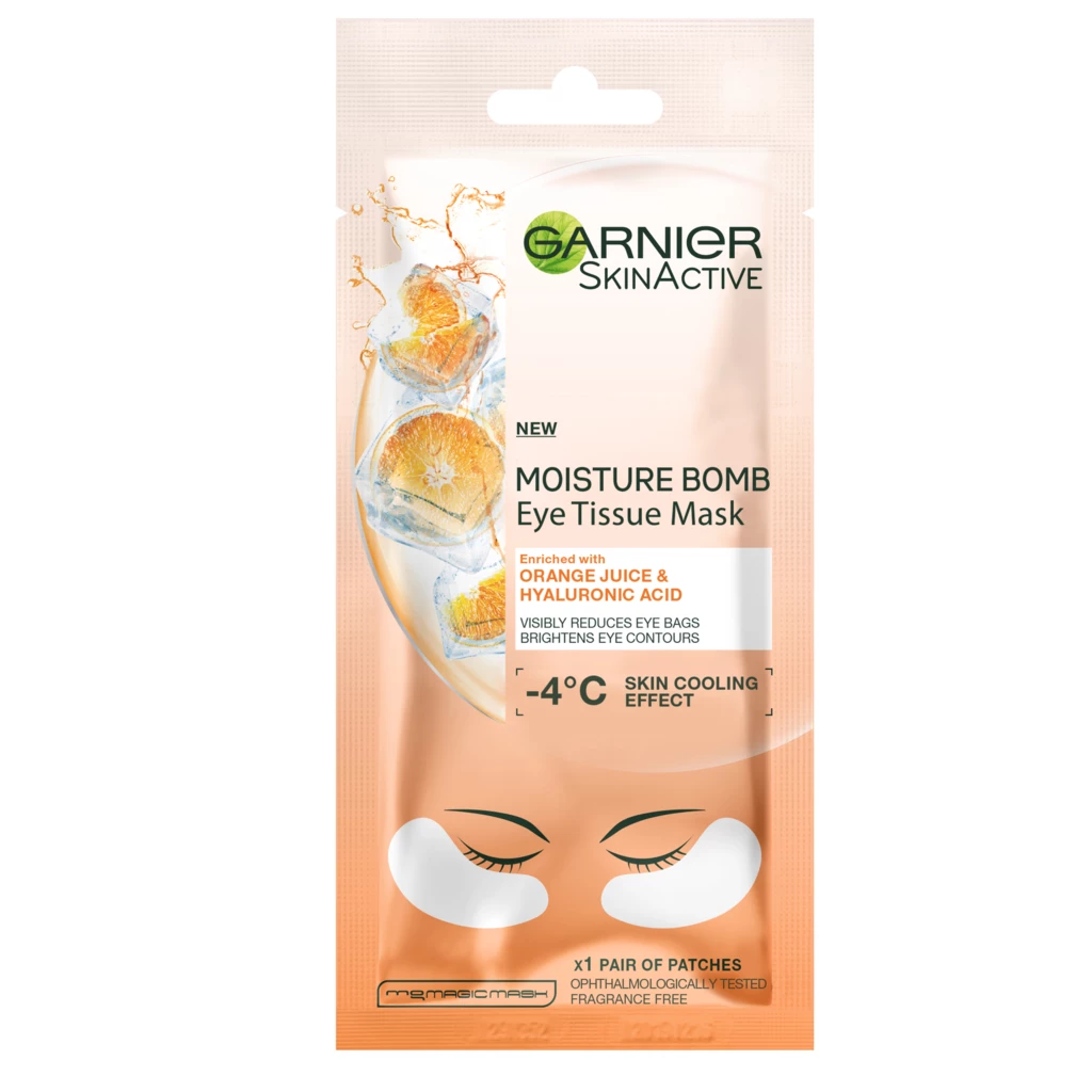 Moisture Bomb Eye Tissue Mask Orange Juice & Hyaluronic Acid