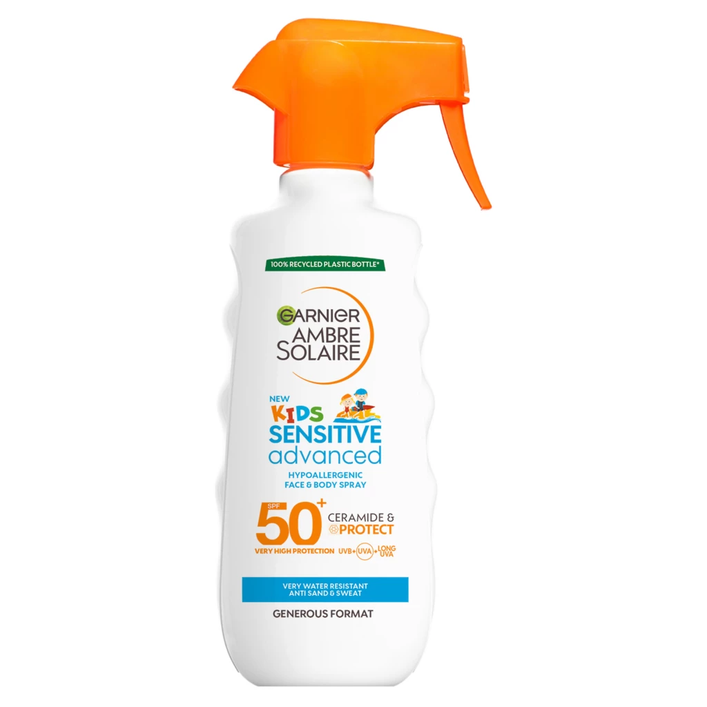 Ambre Solaire Sensitive Advanced Kids Hypoallergenic Face & Body Spray SPF50+ 270 ml