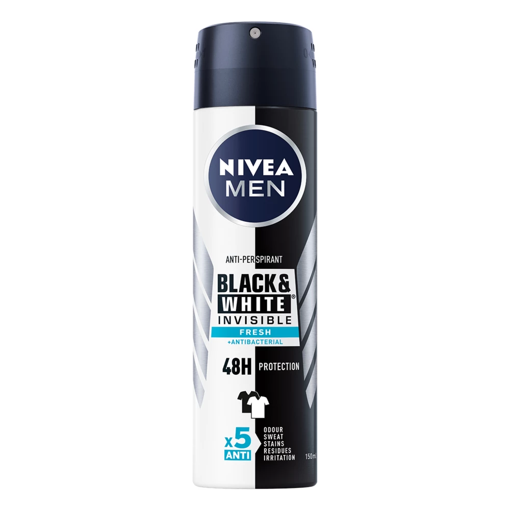 NIVEA Black & White Fresh Spray 150 ml