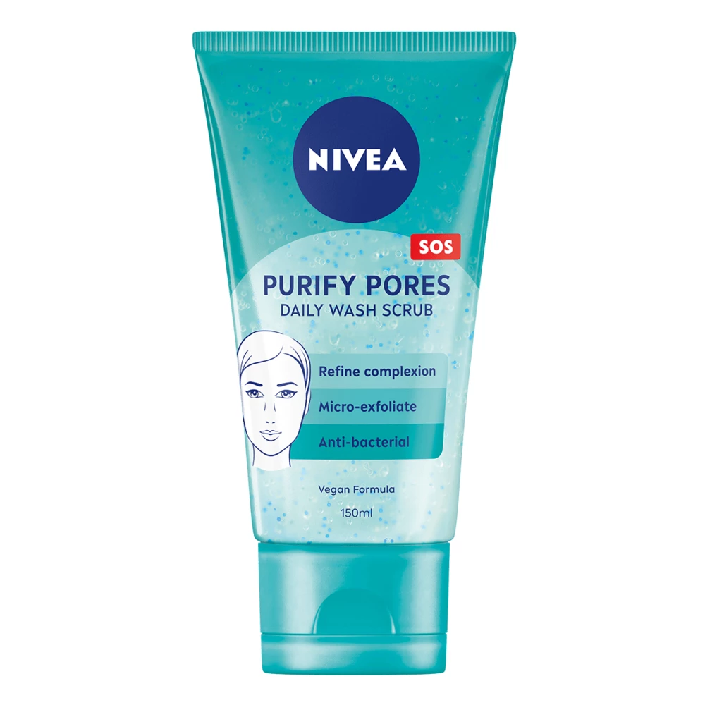 NIVEA Purify Pores Daily Wash Scrub