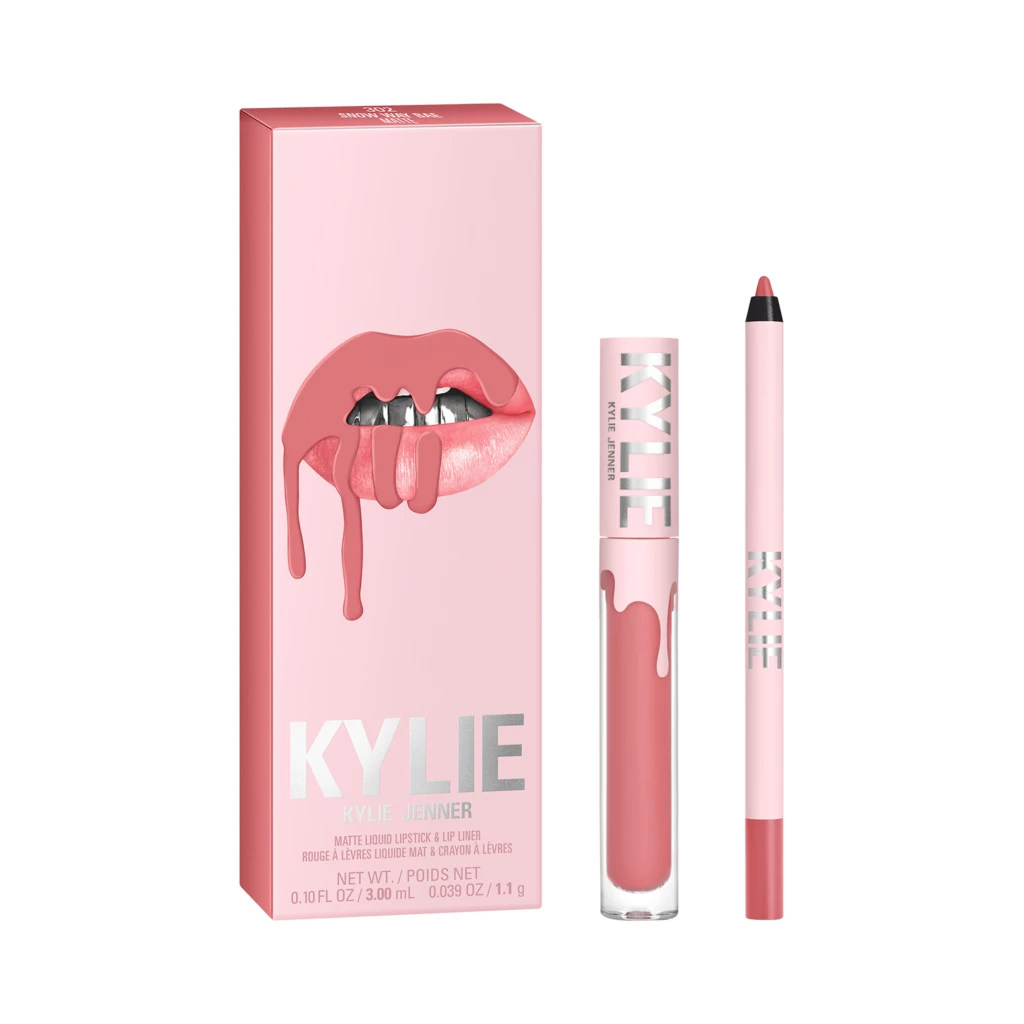 Kylie By Kylie Jenner Matte Lip Kit 302 Snow Way Bae