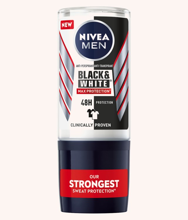 Men Black & White Max Protect Roll-on Deodorant
