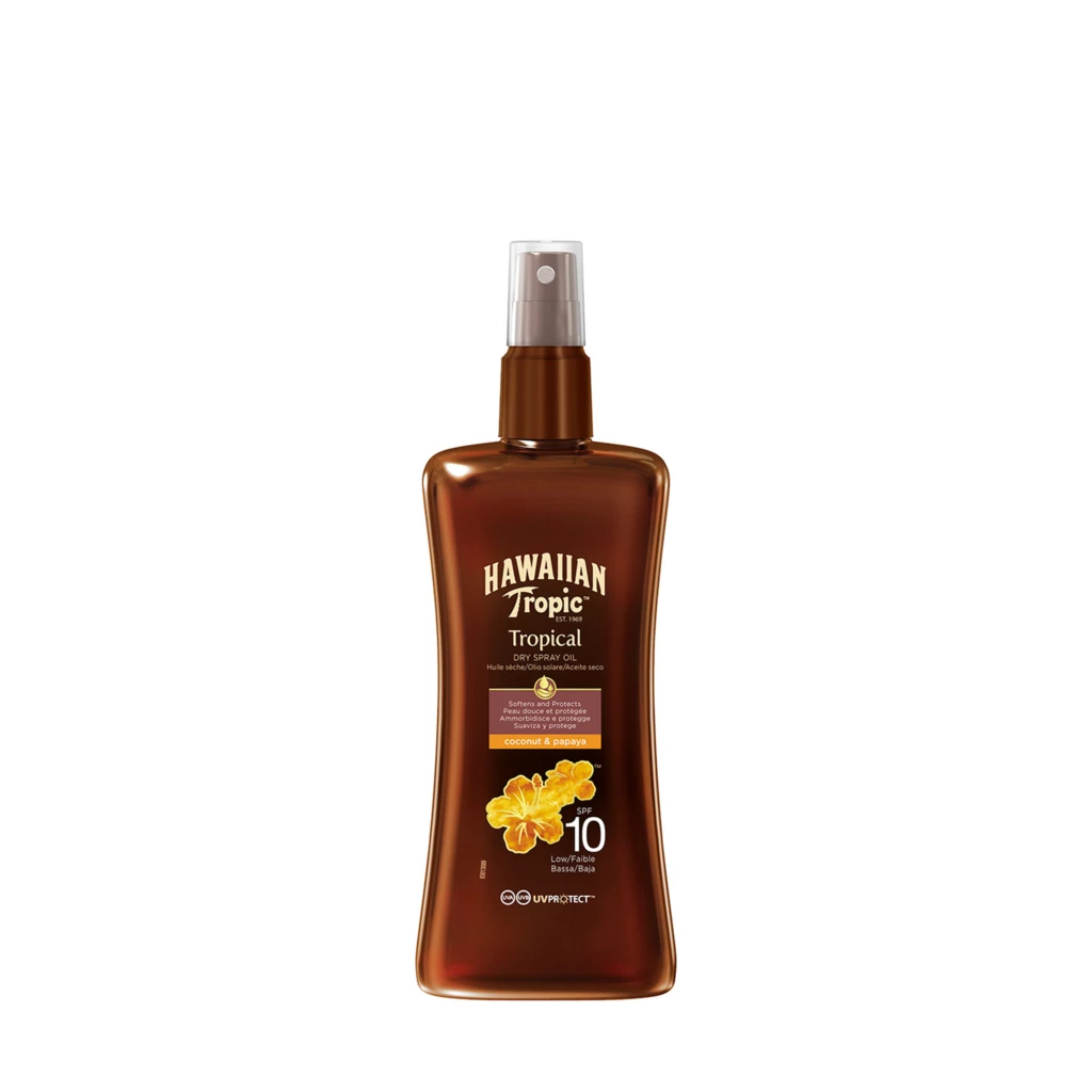 Hawaiian Tropic Protective Dry Spray Oil SPF10 200 ml