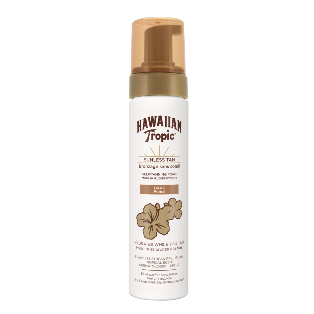 Hawaiian Tropic Sunless Self-Tanning Foam Dark 200 ml