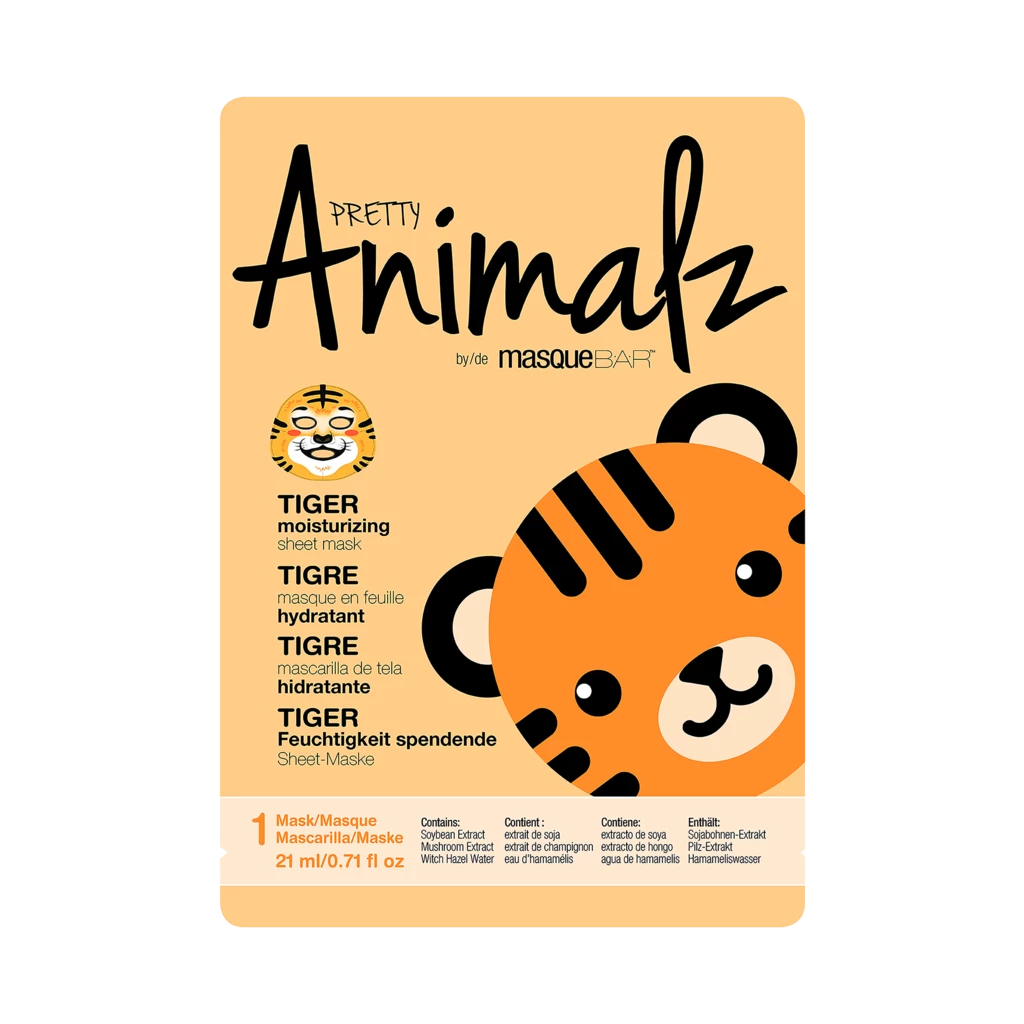 masque B.A.R Animalz Tiger Sheet Mask