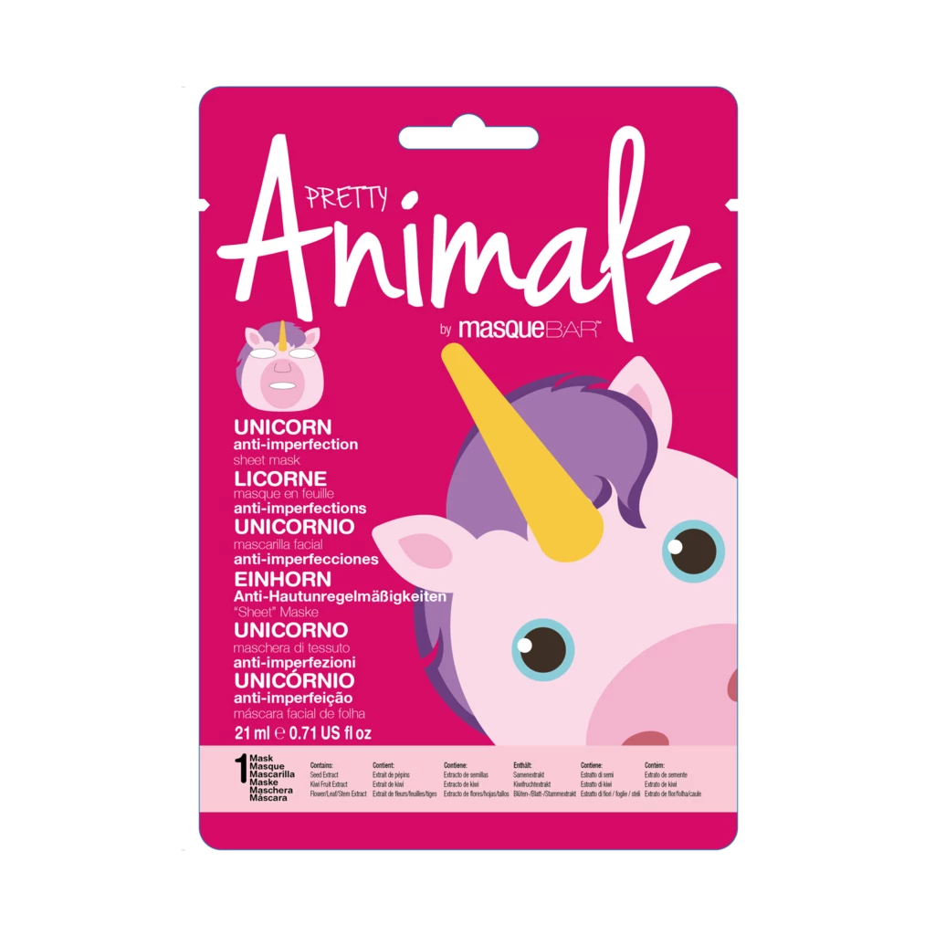 masque B.A.R Animalz Unicorn Sheet Mask 21 ml