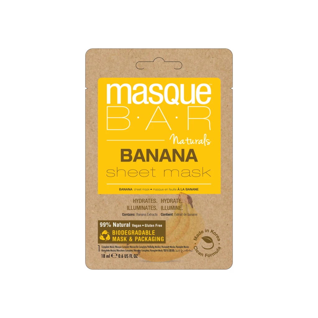 masque B.A.R Naturals Banana Sheet Mask