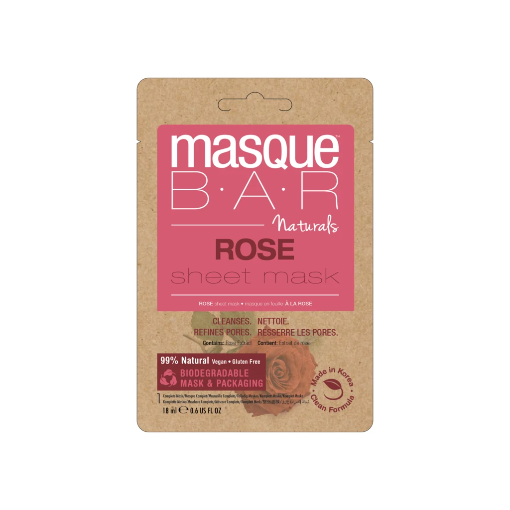 masque B.A.R Naturals Rose Sheet Mask