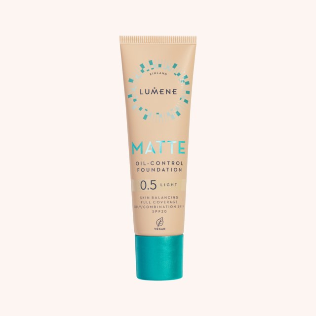 Matte Oil-Control Foundation SPF20 0.5 Light