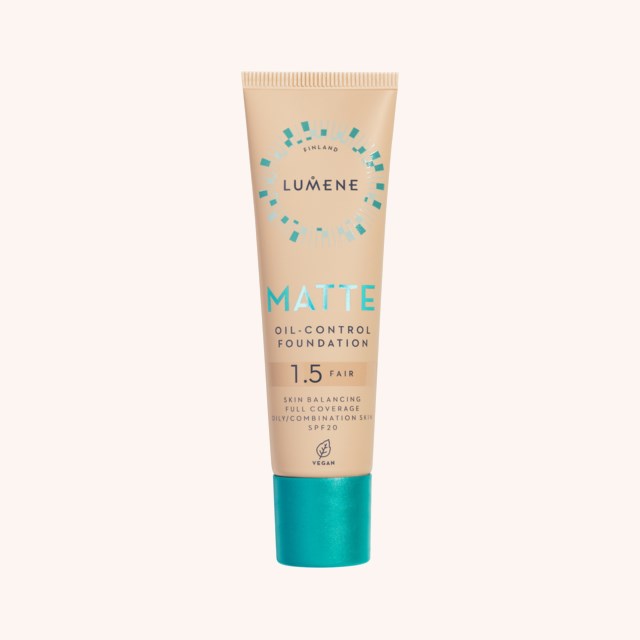 Matte Oil-Control Foundation SPF20 1,5 Fair