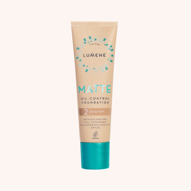 Matte Oil-Control Foundation SPF20 2 Medium