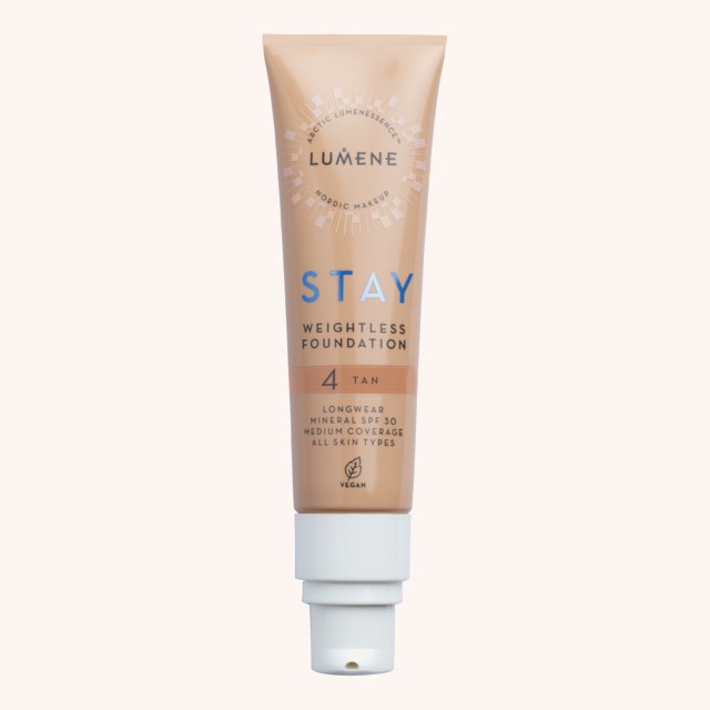 Stay Weightless Foundation SPF30 4 Tan