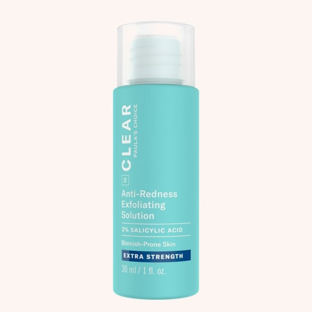 Clear Extra Strength Anti-Redness Exfoliating Solution 2% Salycilic Acid 118 ml