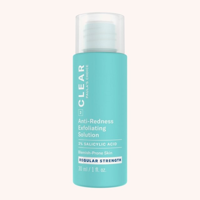 Clear Regular Strength Anti-Redness Exfoliating Solution 2% Salicylic Acid 30 ml