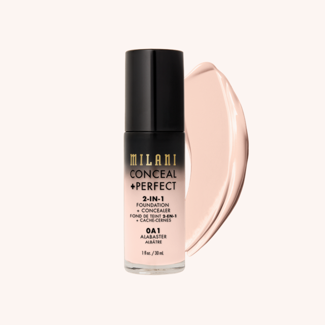 Conceal + Perfect 2-In-1 Foundation 01A Alabaster