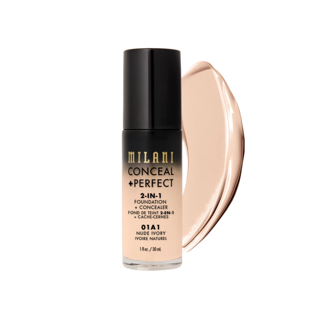 Conceal + Perfect 2-In-1 Foundation 01A1 Nude Ivory