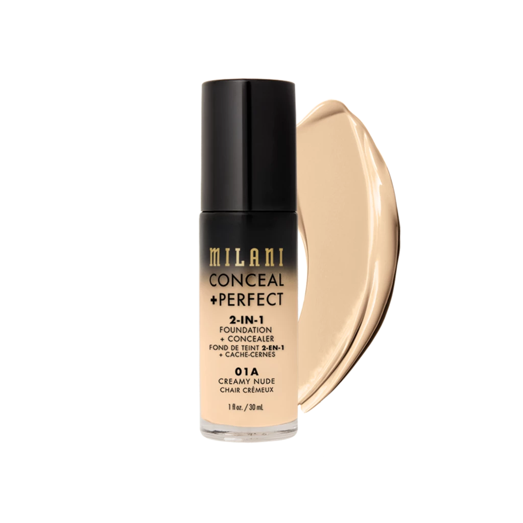 Conceal + Perfect 2-In-1 Foundation 01A Creamy Nude